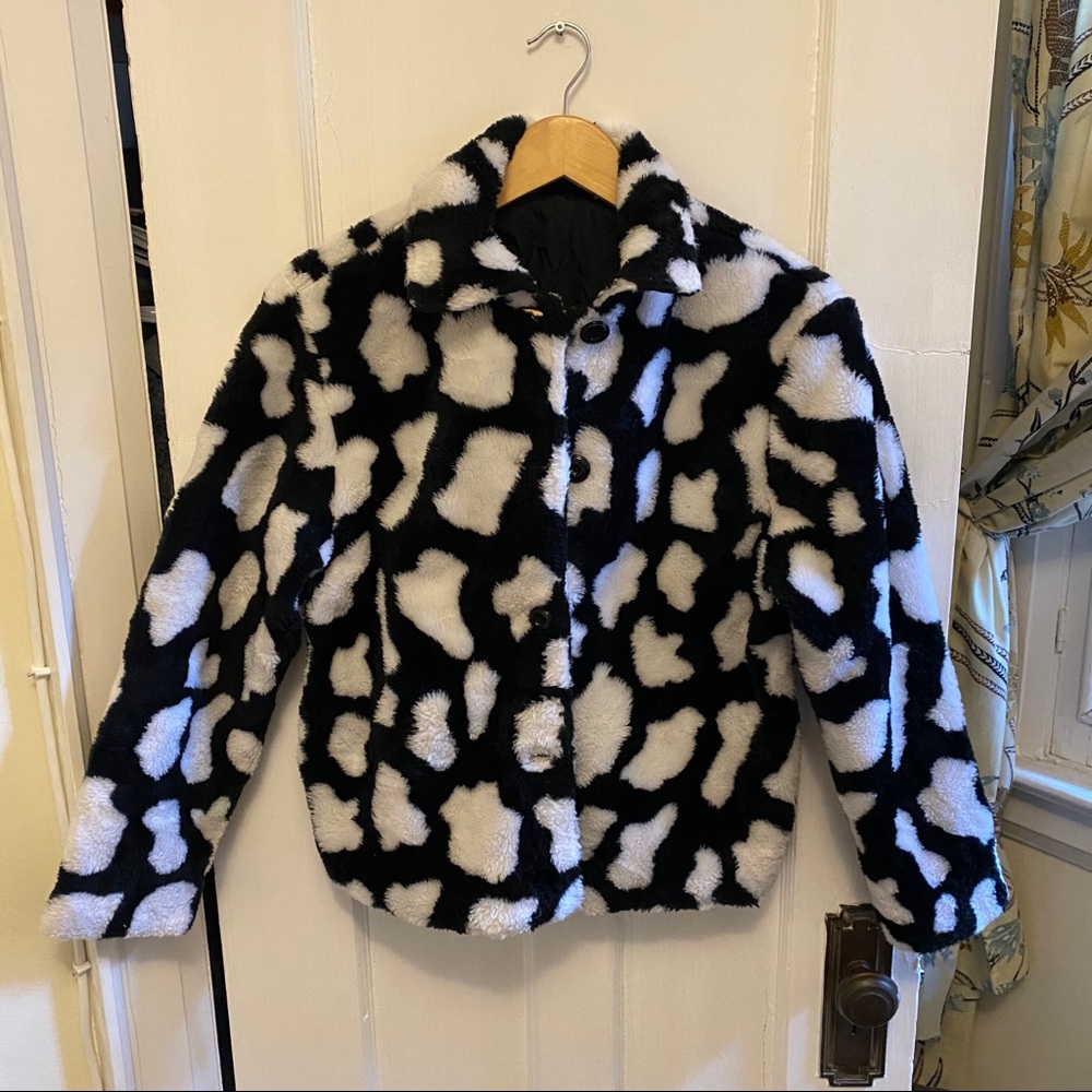 Rare inverted Cow print jacket!